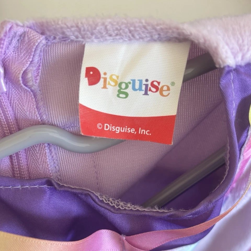 Vestido Disguise Inc Niñas Estilo Arco Iris Multicolor con Alas Hada Halloween Foto 3 de 4