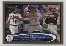 2012 Topps Active Leaders Gold Albert Pujols Todd Helton Chipper Jones HOF 0qn
