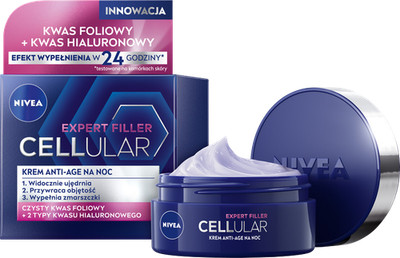  NIVEA HYALURON CELLULAR FILLER Anti-Falten Nachtcreme 50 ml