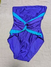Oscar De La Renta Vintage 80s Bathing Suit One Piece