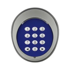 Long-lasting Wireless Keypad: Battery-powered, Waterproof, Zinc Alloy Shell,