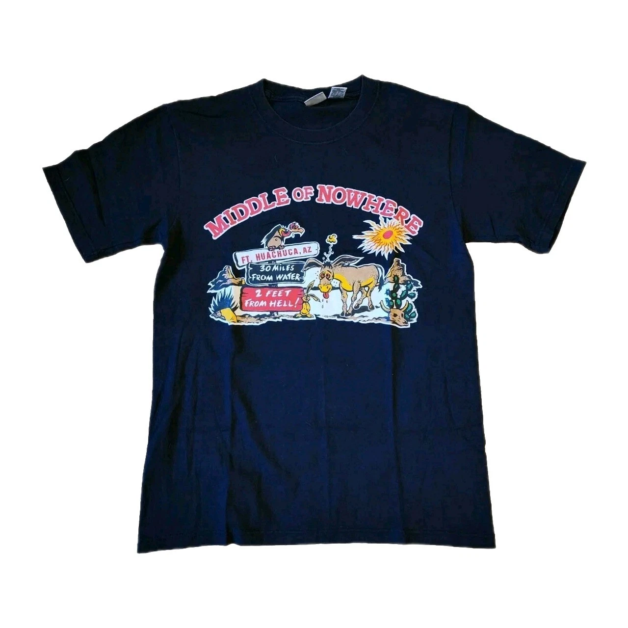 Vintage Camp Blending Middle Of Nowhere Huachuca AZ T-Shirt Mens Size Medium
