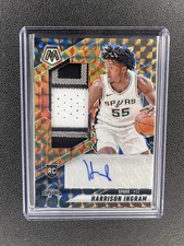 2024-25 Panini Mosaic Harrison Ingram Rookie Bronze Prizm Patch Auto RPA /75