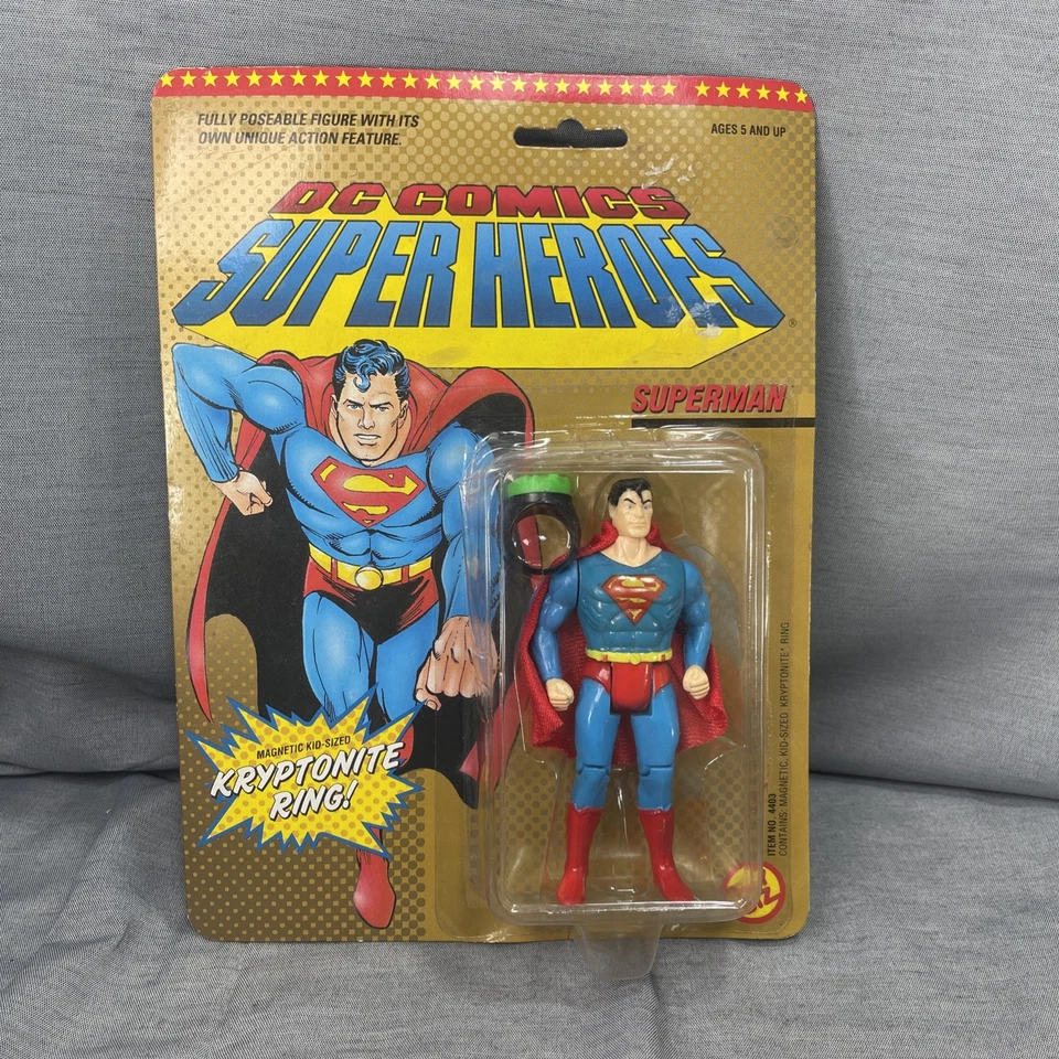 DC Comics Super Heroes ToyBiz Lote/Juego de 10 figuras de acción 1989-1990 Foto 2 de 4