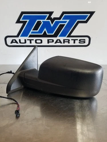 Side View Mirror 6X9 Black textured W/O lamp Fits 13-24 Dodge Ram 1500