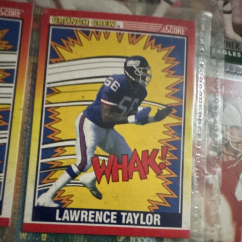 Topps NFL Vintage Football Trading Card Lot Score Crunch Crew Taylor Young Elway