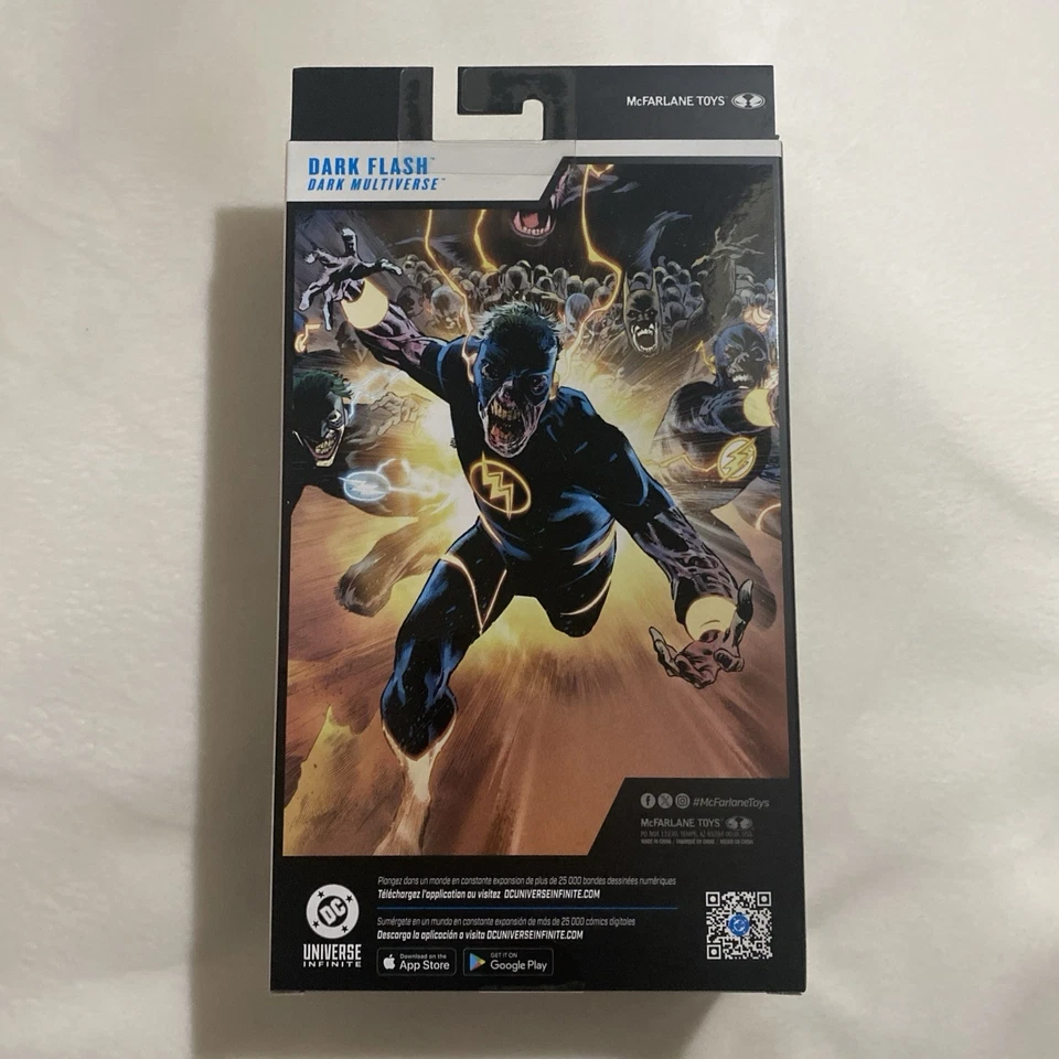 Figura de acción DC Multiverse Dark Flash rojo edición platino 7” McFarlane juguete NUEVO Foto 4 de 4