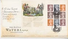 GB ROYAL MAIL FDC COVER 2015 WATERLOO EX DY14 FULL PANE 4 HANDWRITTEN