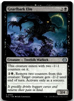 MTG Gnarlbark Elm Lorwyn Eclipsed ECL #103 uncommon NM BUY 2, 1 FREE!