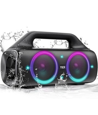 Portable Waterproof Bluetooth Speakers, 80W Peak Wireless Light Show Speaker.R11