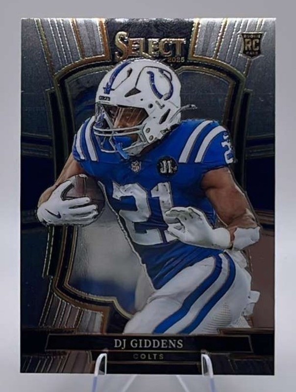 Panini 2025 Select Football DJ Giddens Indianapolis Colts #131 Premier Level RC