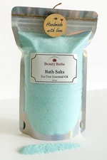 Value Size Tea Tree Bath Salts Epsom salt body soak holiday gift for her bath