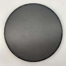 10"-249mm Speaker Cover Metal Mesh Grill For Woofer Bass Speaker 12mm Height Blk