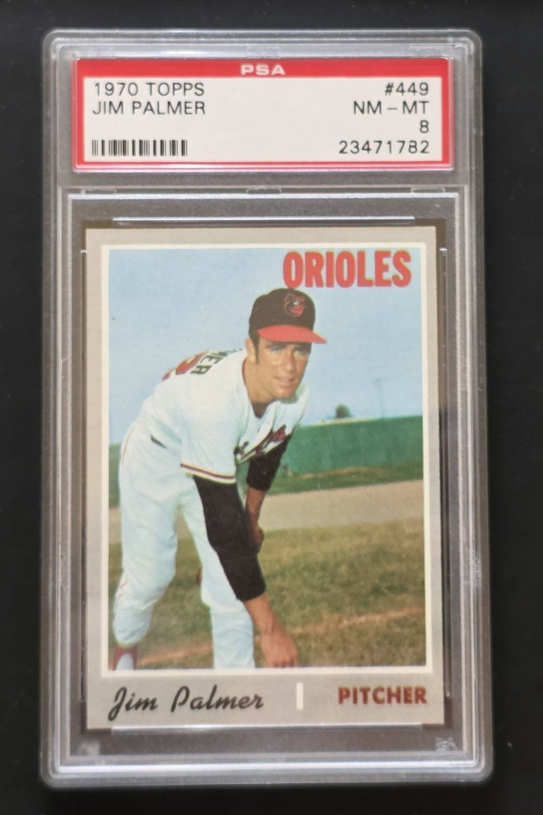 1970 Topps Jim Palmer #449 PSA 8 (NM-MT)