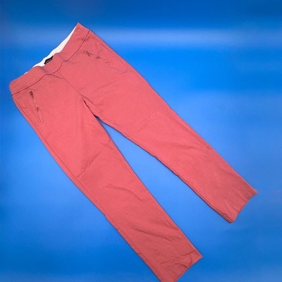 My Michelle Womens Rose Pink Tummy Control Pull On Dress Pants Size L Zipper