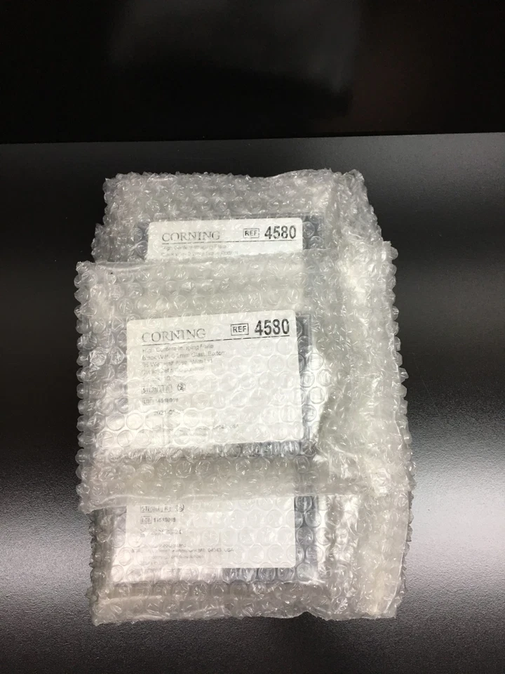 Corning REF 4580 Media Área Alto Contenido Fondo de Vidrio para Imágenes MP 96 Pozo Lote 7 Piezas Foto 2 de 4