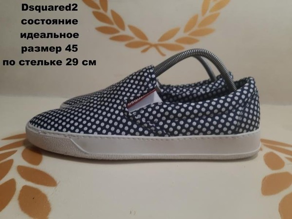 Men Dsquared² Slip-ons Navy 45
