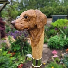 Hand carved fist design wooden walking stick for men women walking cane