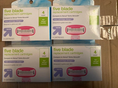 Up & Up Women's Five-Blade Replacement Cartridges 16 Count Fits Venus Handles