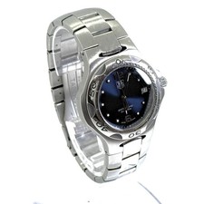 Montre TAG HEUER Kirium WL111F cadran bleu marine QZ fonctionne acier inoxyda...