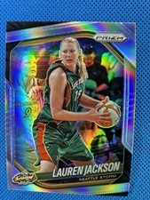 2025 #91 Lauren Jackson Panini Prizm Silver Prizm Storm