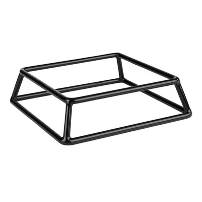 Buffet Stütze, Quadratisch, Schwarz, Metall, 18x18x5 CM - APS - Bild 1 von 4