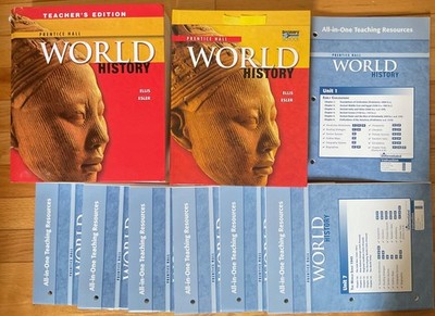 9th Grade 9 World History Ellis Esler Test Teacher Resources Prentice High Set