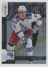 2017-18 O-Pee-Chee Black Rainbow Foil 49/100 Jesper Fast #472 0y3