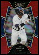 2022 Panini Select - Premier Level Akil Baddoo #183 Red Prizm /199
