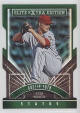 2015 Panini Elite Extra Edition Status Emerald Die-Cut 7/25 Austin Voth #157 a8x