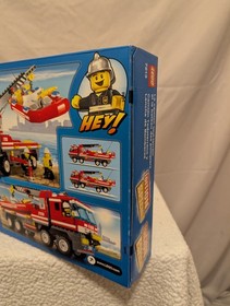 Lego City Off-Road Fire Truck & Fireboat Set #7213 NIB VINTAGE