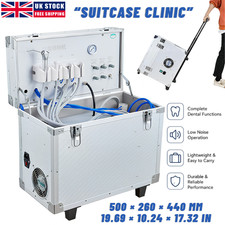 Dental Turbine Unit Suitcase Clinic Dental Treatment Unit Suction 3-Way Syringe