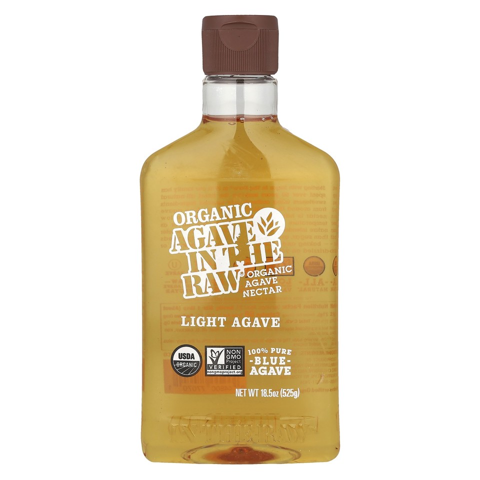 Organic Agave In The Raw®, Light Agave, 18.5 oz (525 g)