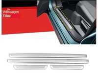 Einstiegsleisten Eintrittschutz FüR VW T-Roc Edelstahl TüRschweller 2017-2024
