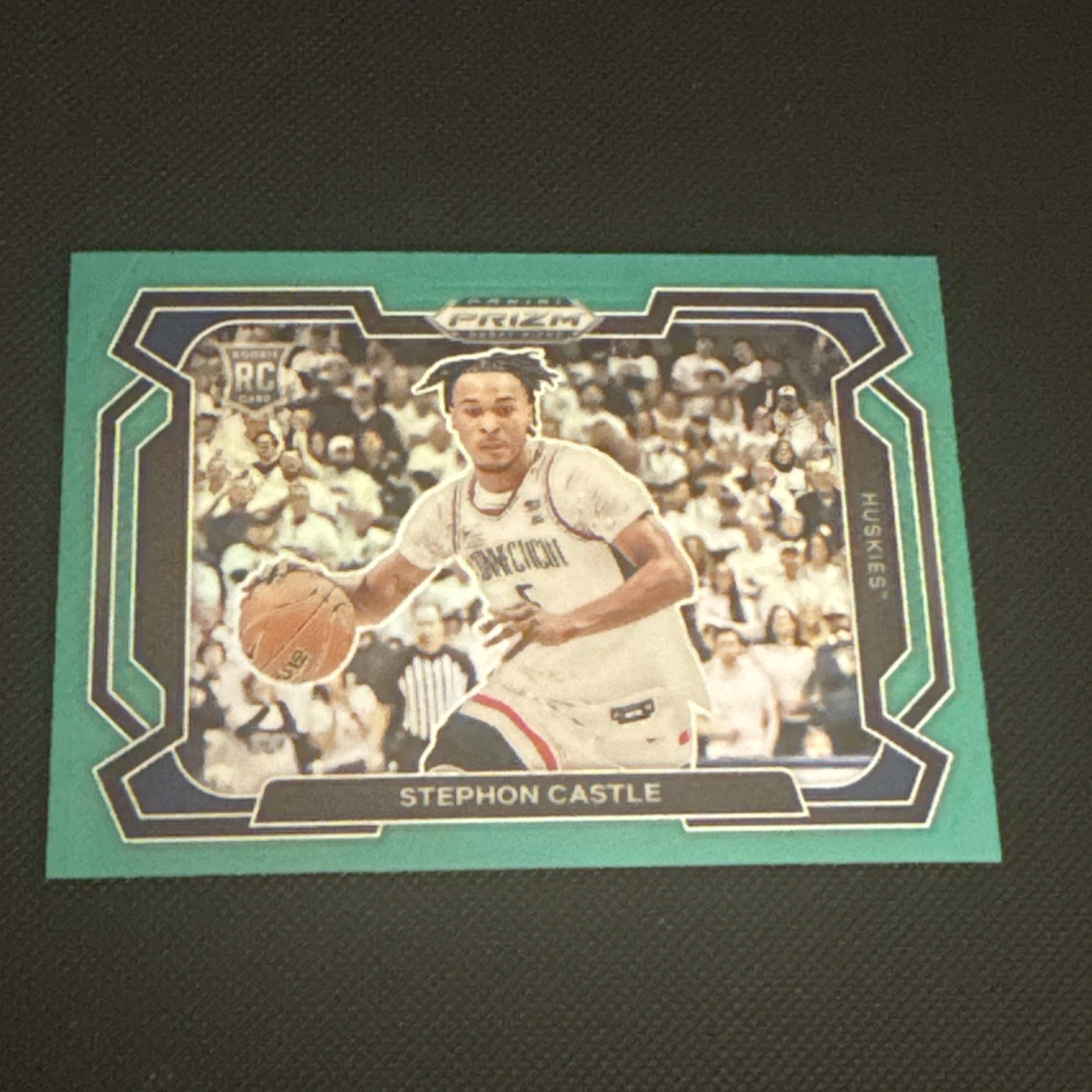 Stephon Castle 2024 Panini Prizm Draft Picks Image Variation Prizms Green #17
