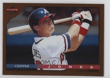 1996 Score Dugout Collection Series 2 Chipper Jones #47 HOF 13c1