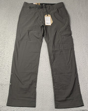 New Prana Pants Mens 31x30 Stretch Zion II Relaxed Fit Straight Leg Drak Iron