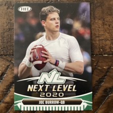 2020 Sage Collectibles LLC Football Joe Burrow Hit Next Level 