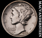 1936 Silver Mercury Dime - Scarce  Very Fine  Better Date  No Reserve  #M557 — photo 1