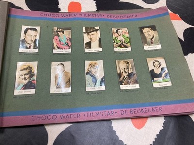 Sammelkarten, Vintage, Choco Wafer Filmstar De Beukeland Watford