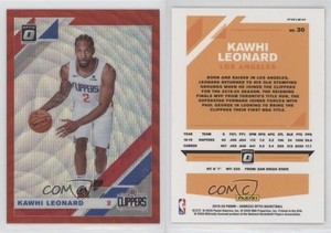 2019-20 Panini Donruss Optic Tmall Red Wave Prizm Kawhi Leonard #30