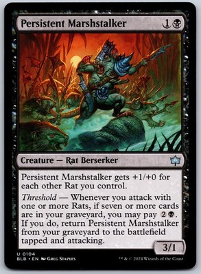 Persistent Marshstalker U Bloomburrow 104 NM
