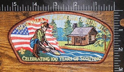 Northeast Georgia Council Celebrating 100 Years of Scouting BSA CSP Patch