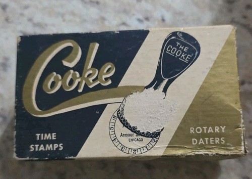 The Cooke Rotary Daters-Time Stamper  (Ca) 1960s Antique.