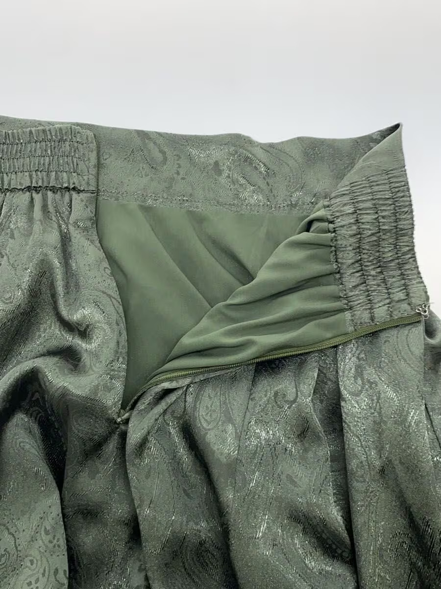 AMERI Long Skirt M Polyester GRN Paisley 02020950… - image 3