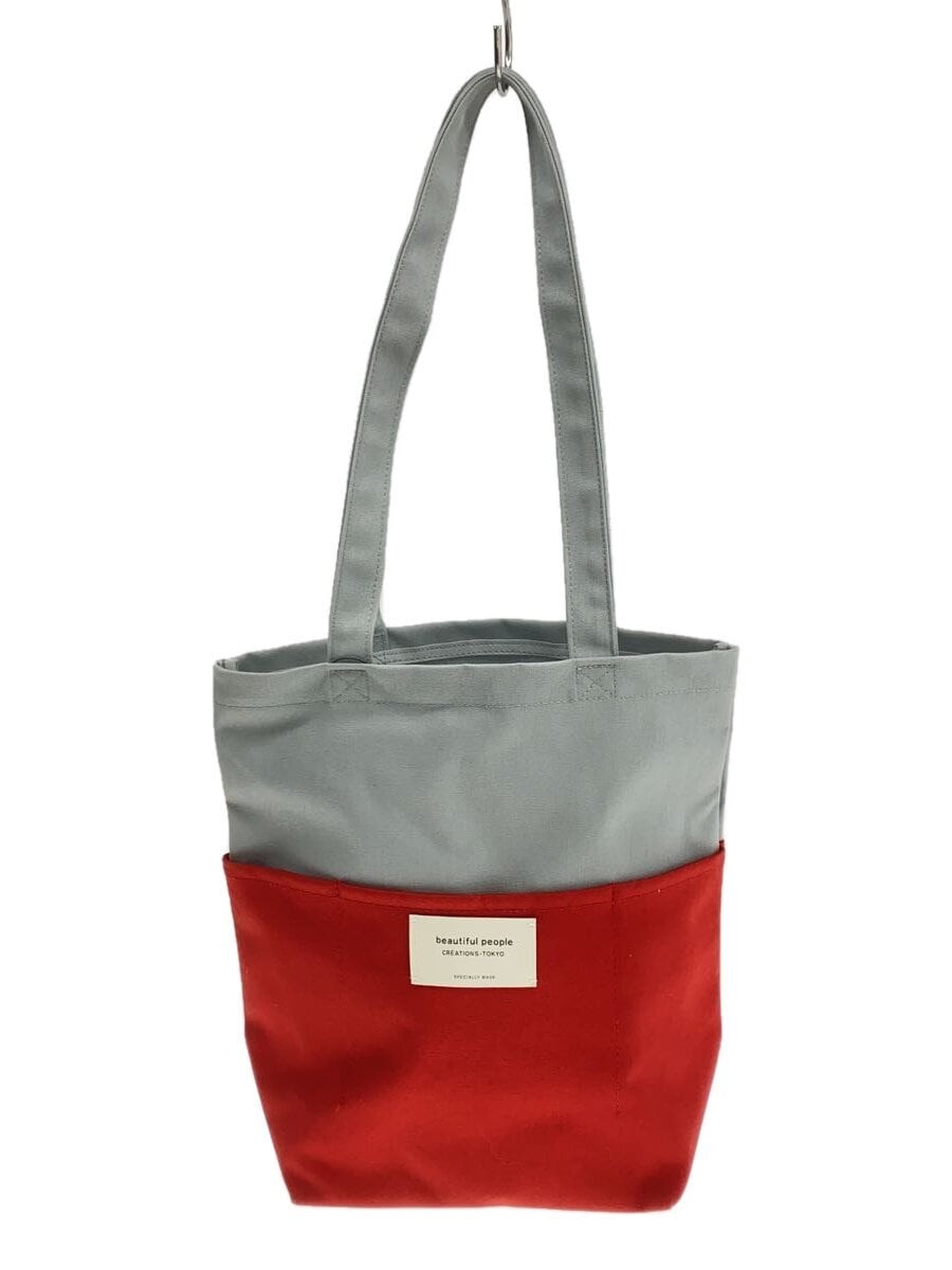 Beautiful Red Canvas Tote Bag by People 7015611939