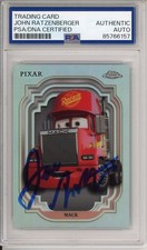 2024 TOPPS CHROME REFRACTOR DISNEY MACK SIGNED JOHN RATZENBERGER PSA DNA AUTO