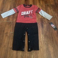 Arizona Cardinals No 1 Draft Pick 18M Toddler Kids Outfit Jumpsuit NFL NWT