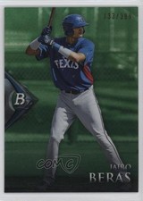 2014 Bowman Platinum Chrome Prospects Emerald 133/399 Jairo Beras #BPCP92 6f8