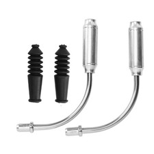 Silver Bicycle Brake Noodle Cable Pipe Bendable Friction Reduction Rustproof NY